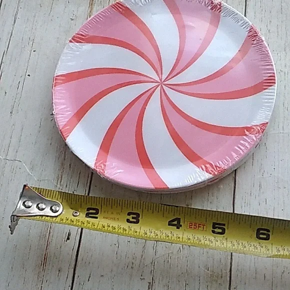 Pink candy dessert plate set - Picture 4 of 4
